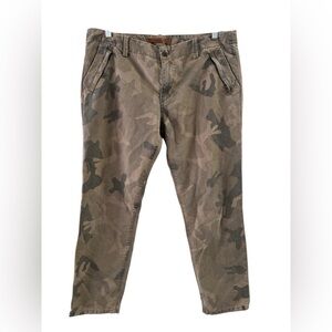 Joes jeans camo mid rise straight leg jeans